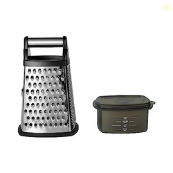 KitchenAid Gourmet 4-Sided Stainless Steel Box Grater for Fine, Medium