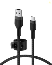Belkin BoostCharge Pro Flex Braided USB-C to USB-A Cable (1M/3.3FT) US