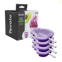 Tovolo Unicorn Popsicle Mold Pack of 4 Royal Purple Premium Silicone M