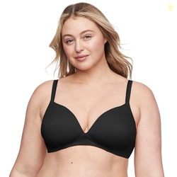 Warner's womens Elements of Bliss Wirefree Lift T Shirt Bra, Black, 36