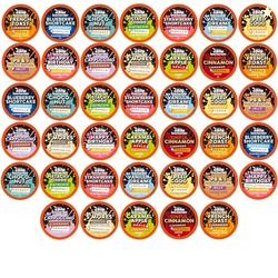Java Factory Flavored Coffee Pods, Assorted Sampler, Variety Pack, Com
