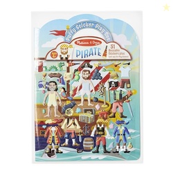Melissa & Doug Puffy Sticker Activity Book: Pirates - 51 Reusable Stic