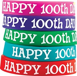 Teacher Created Resources Happy 100th Day Wristbands (6568)