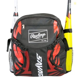 Rawlings | SAVAGE Backpack Equipment Bag | T-Ball / Baseball / Softbal