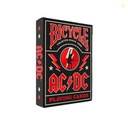 Bicycle ACDC Playing Cards, Features Iconic ACDC Song Titles and Band 