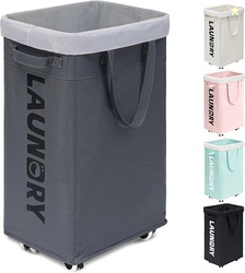 Goodpick Laundry Basket with Wheels