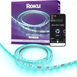 Roku Smart LED Light Strip, 16.4ft - Color Options with Adjustable Bri