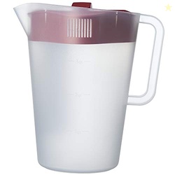 GoodCook 1 Gallon Pitcher with 4 Way Lid, Made Without BPA, Clear