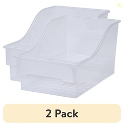 (2 pack) Mainstays Large Clear 