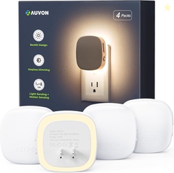 AUVON Plug-in LED Motion Sensor (4 Packs)