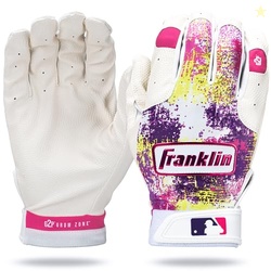 Franklin Sports MLB Youth Teeball Batting Gloves - Grow to Pro Kids Ba