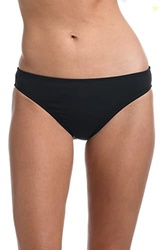 La Blanca Women's Standard Island Goddess Solid Hipster Bikini Swimsui