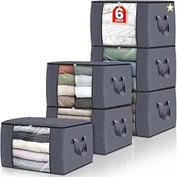 Fab totes Storage Bags, 6 Pack