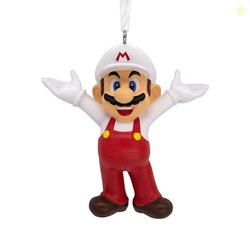 Hallmark Nintendo Super Mario Fire Mario Christmas Ornament