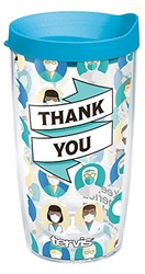 Tervis Healthcare Salute Insulated Tumbler 16oz Clear