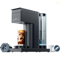 Chefman Caffeinator Single Serve Coffee Maker, Brew Kcups & Grounds, D