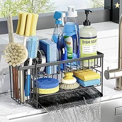 Cisily 2-Tier Kitchen Sink Caddy Organzier Rack