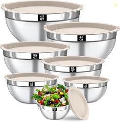 Mixing Bowls with Lids Set - 7PCS