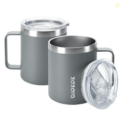 BJPKPK 2 pcs Insulated Coffee Mug