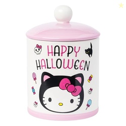 Silver Buffalo Sanrio Hello Kitty Halloween Ceramic Cookie Jar, 64 Oun