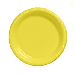 Creative Converting Touch of Color 20 Count Plastic Lunch Plates, Mimo
