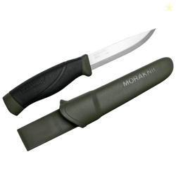 Morakniv Companion Heavy-Duty Carbon Steel Fixed-Blade Knife with Shea