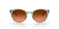 Oakley OO9474 Spindrift Sunglasses, Transparent Jade/Prizm Brown Gradi