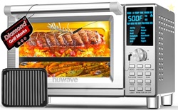 NUWAVE Bravo XL Air Fryer Convection Toaster Oven Countertop, 112-in-1