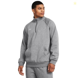 Under Armour Men's Rival Fleece Quarter Zip, (025) Castlerock Light He