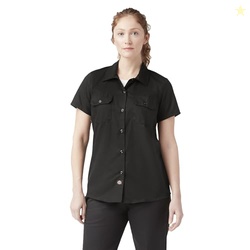 Dickies Women's 574 Original Work Shirt, Black, L