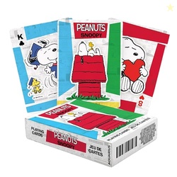 AQUARIUS Peanuts Snoopy Playing Cards - Snoopy Themed Deck of Cards fo