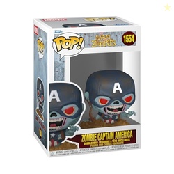 Funko Pop! Marvel: Marvel Zombies - Zombie Captain America - Collectab