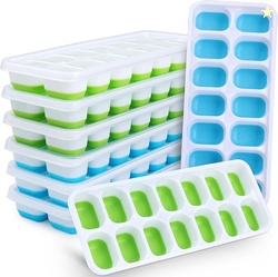 Silicone Ice Cube Tray, 8 Pack 