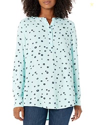 Amazon Essentials Women's Long-Sleeve Woven Blouse, Office Work Busine