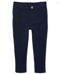 The Children's Place Girl's Ponte Knit Pull On Jeggings, Tidal, 6 slim