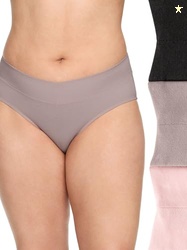 No Pinching No Problems Dig-Free Mid-Waist 3-Pack Hipster RU4403P