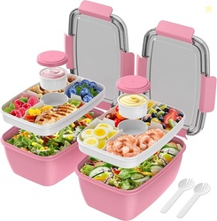 Cherrysea 2Pack Salad Lunch Container