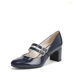 LifeStride Women's True Pump Lux Navy Patent 12 W