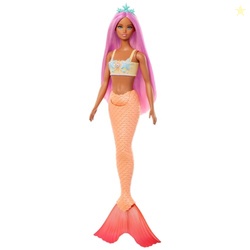 Barbie Mermaid Doll with Pink Fantasy Hair & Headband Accessory, Toy w