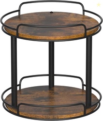 Wood Lazy Susan Turntable Organizer AD