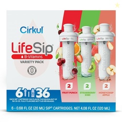 Cirkul LifeSip Flavor Cartridge Variety Pack, 6-Pack 