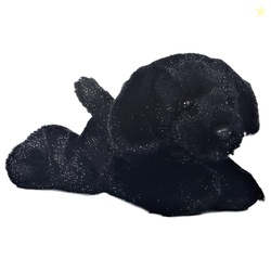 Aurora Adorable Mini Flopsie Blackie Stuffed Animal - Mini Companions 