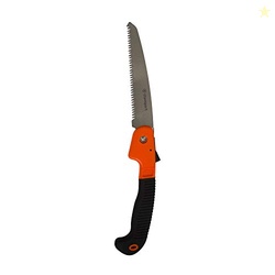 Stansport Folding Camper's Saw, Black, Orange, 9"" l x 2.25"" w x 1"" 
