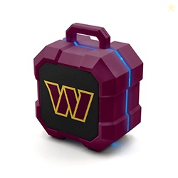SOAR NFL Shockbox LED Wireless Bluetooth Speaker, Washington Commander