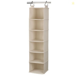 Household Essentials Cedarline 6-Shelf Hanging Closet Organizer, Heavy