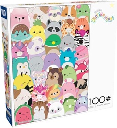 Buffalo Games - Squishmallows Buddies 100 Piece Jigsaw Puzzle, Family 
