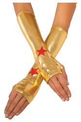Rubies DC Comics: Wonder Woman Gauntlets for Adults, Women's No Size