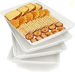 Serving Tray Platter, 4 Pack