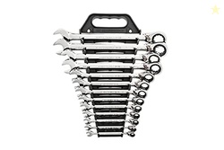 GEARWRENCH 13 Pc. 12 Pt. Reversible Ratcheting Combination Wrench Set,