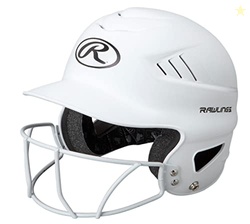 Rawlings | COOLFLO HIGHLIGHTER Batting Helmet | Face Guard Included | 